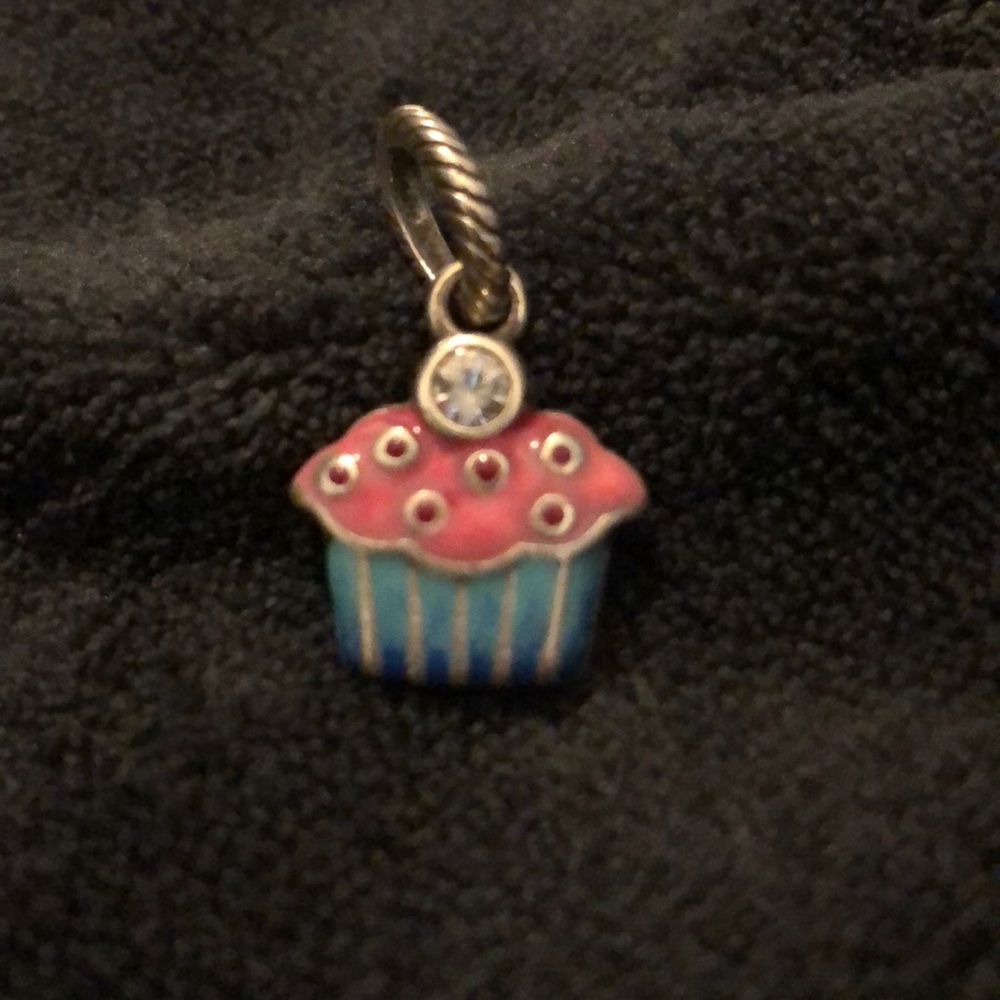 Brighton pink cupcake charm
